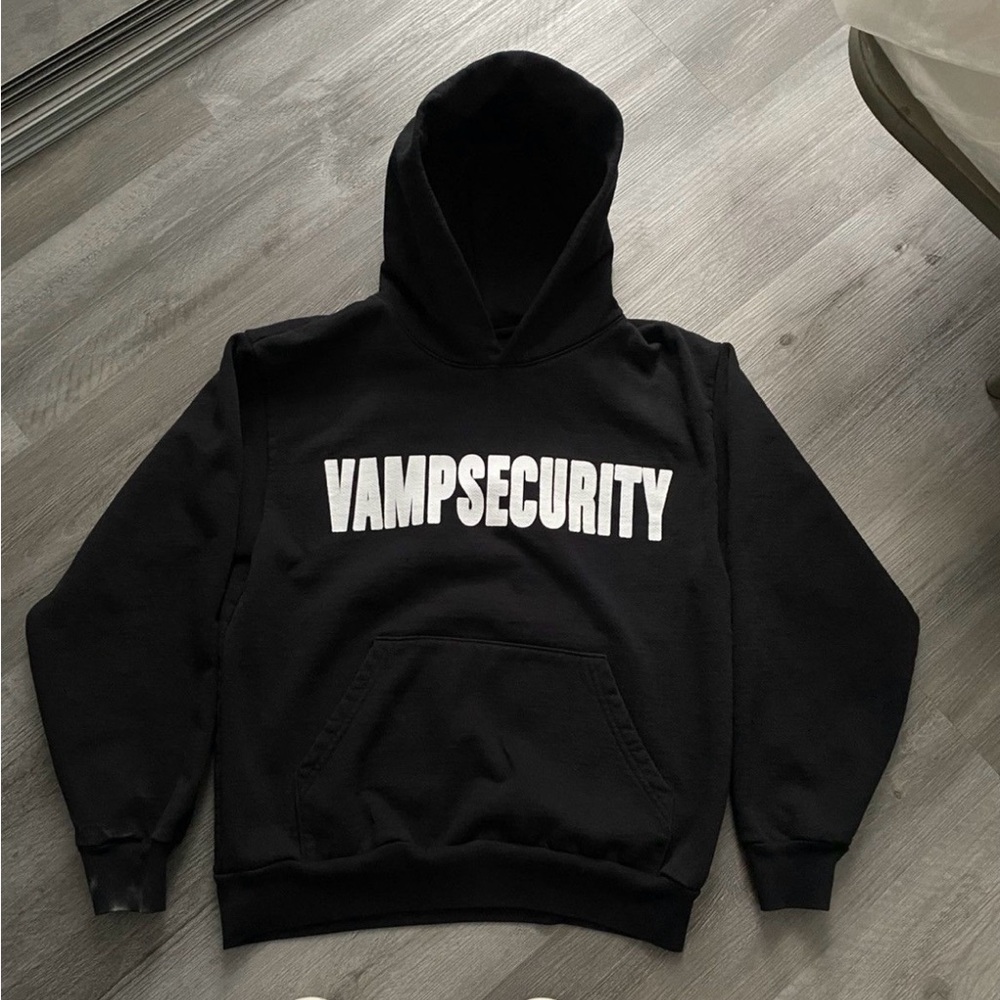Men’s size Playboi Carti VampSecurity hoodie Narcissist tour black merch hoody